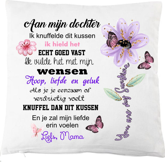 kussenhoes moeder/dochter