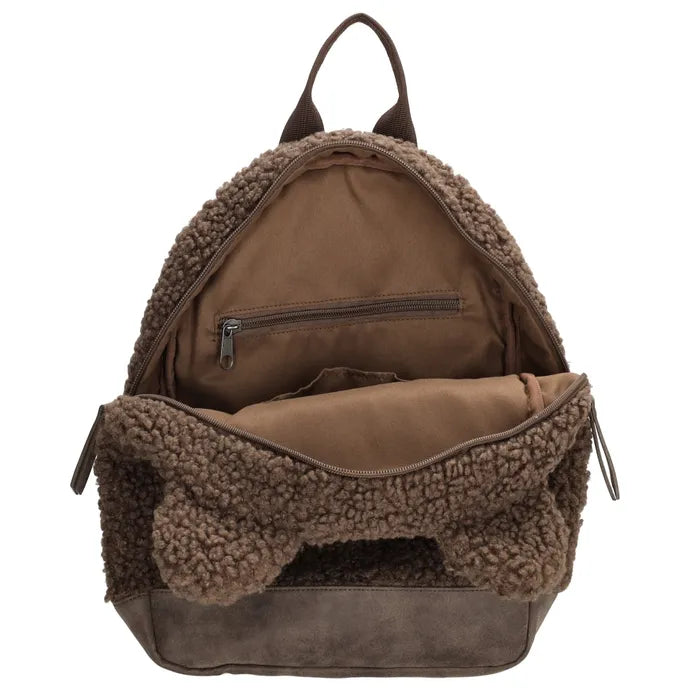 Rugtas teddybeer bruin