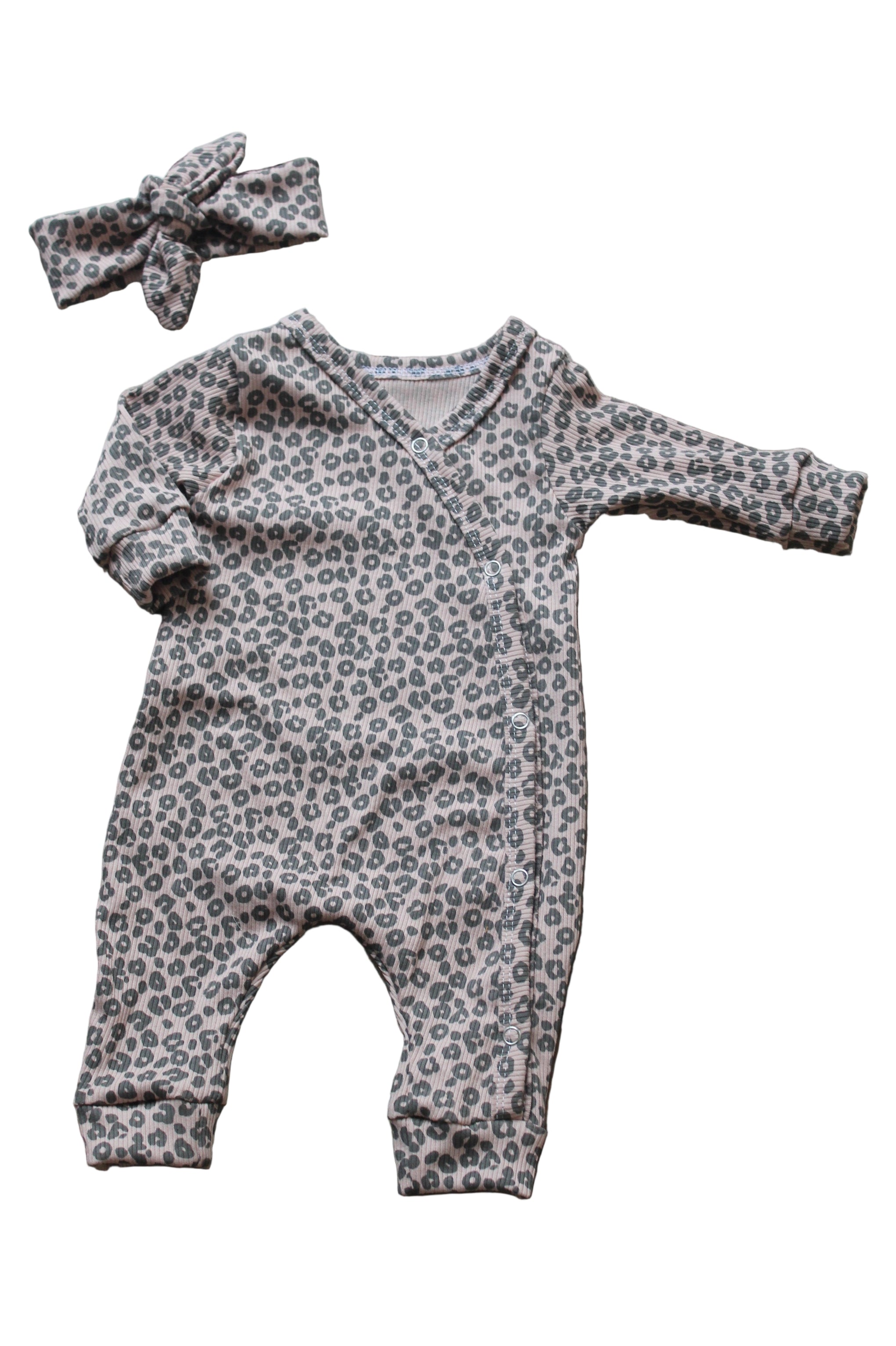 overslag boxpakje nude leopard