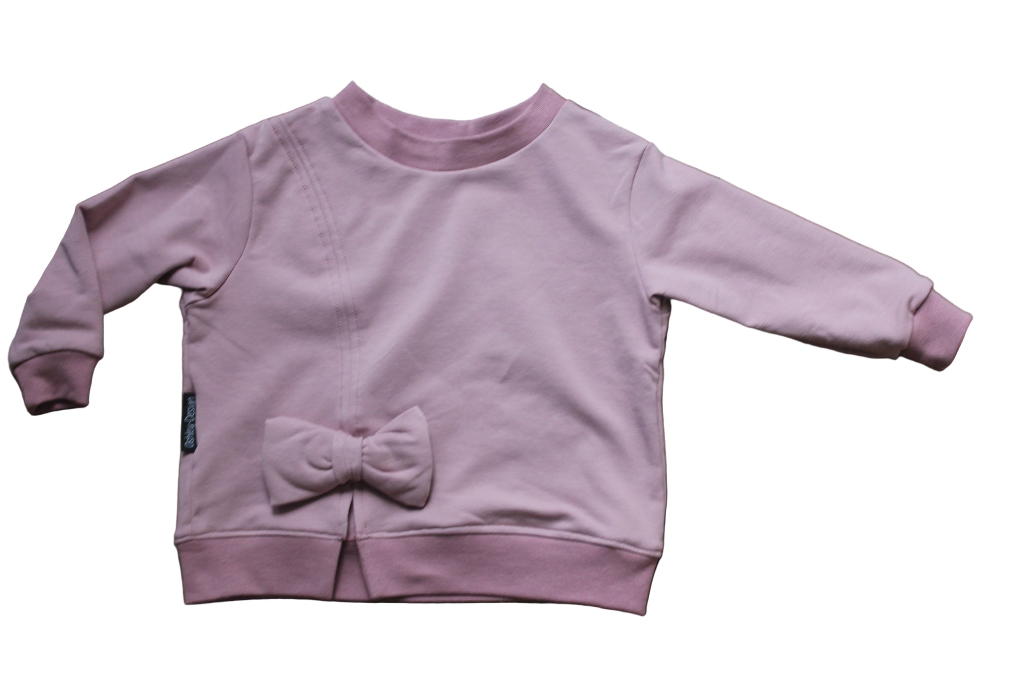 sweater strik old pink handgemaakt