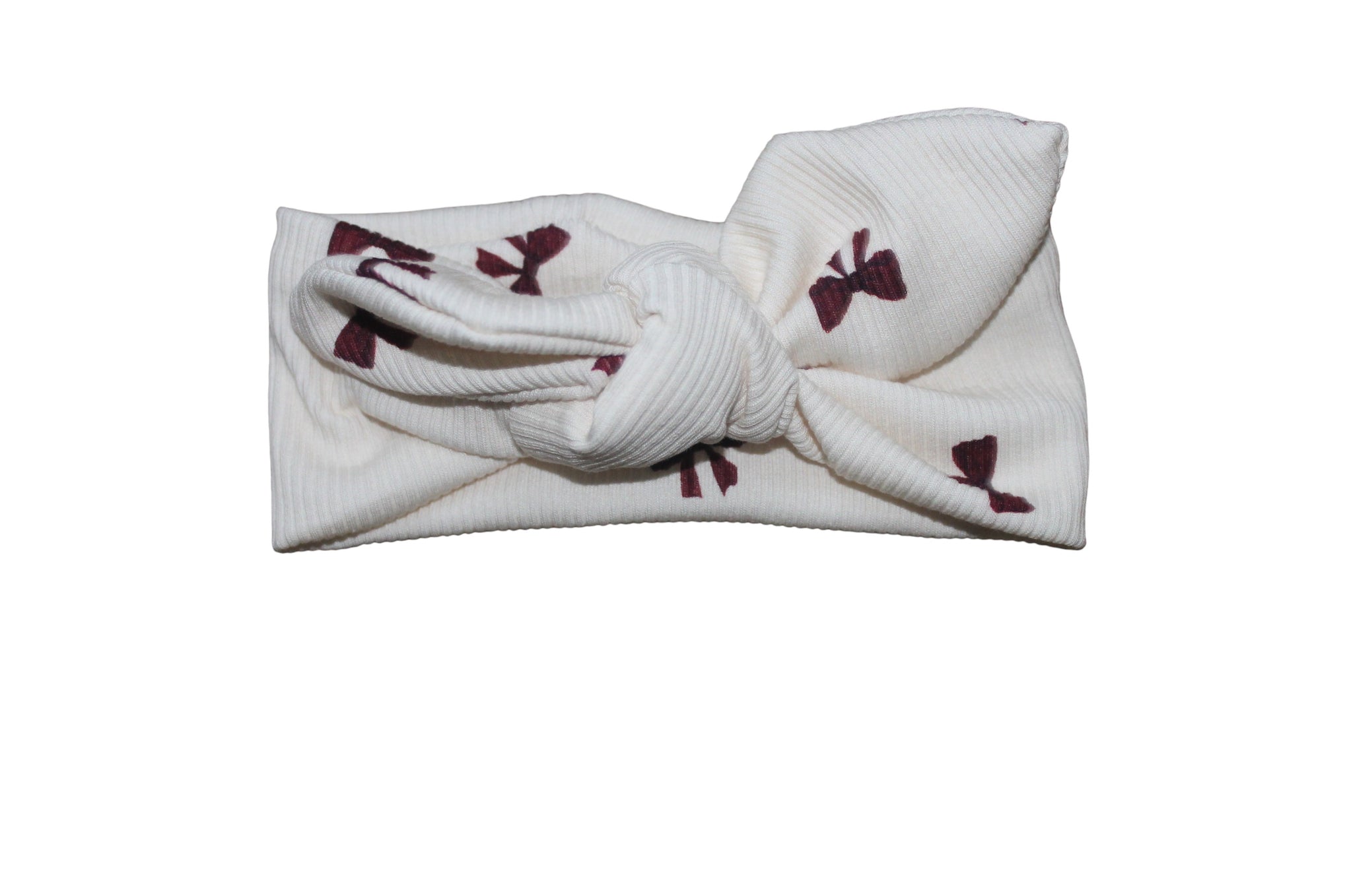 Haarbandje stikjes bordeaux