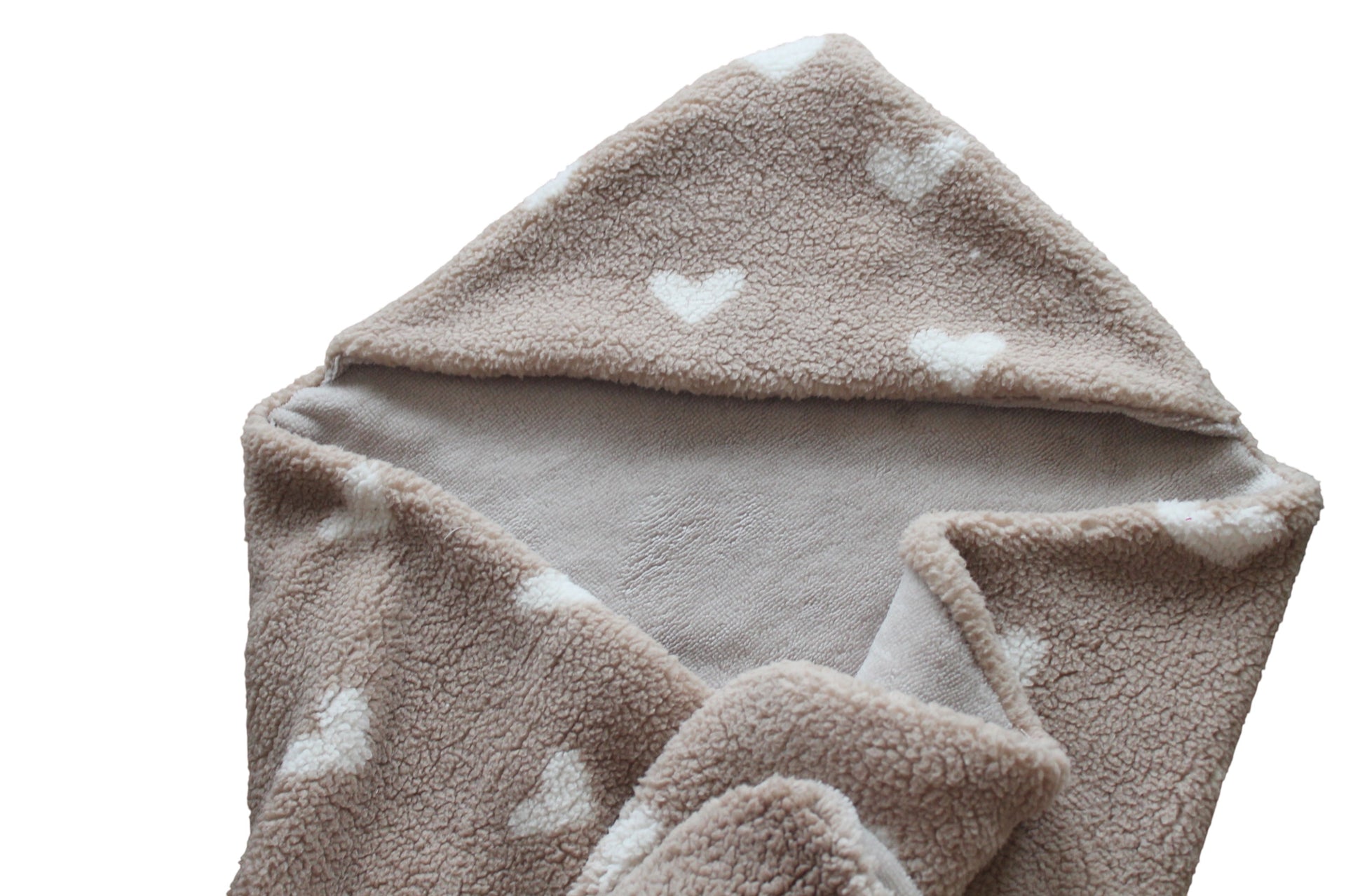 Omslagdoek Teddy hartjes