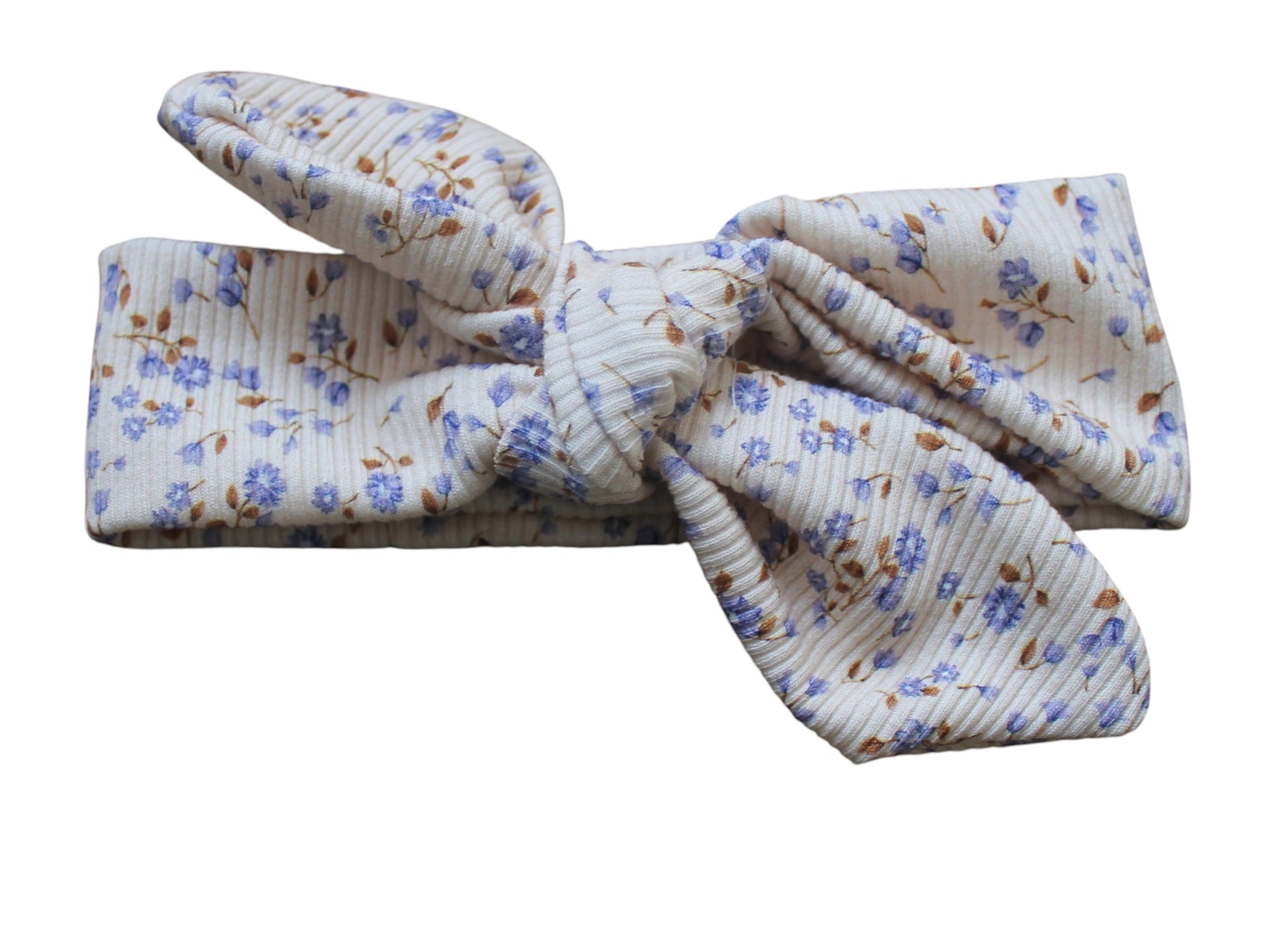 Haarbandje bloem blauw