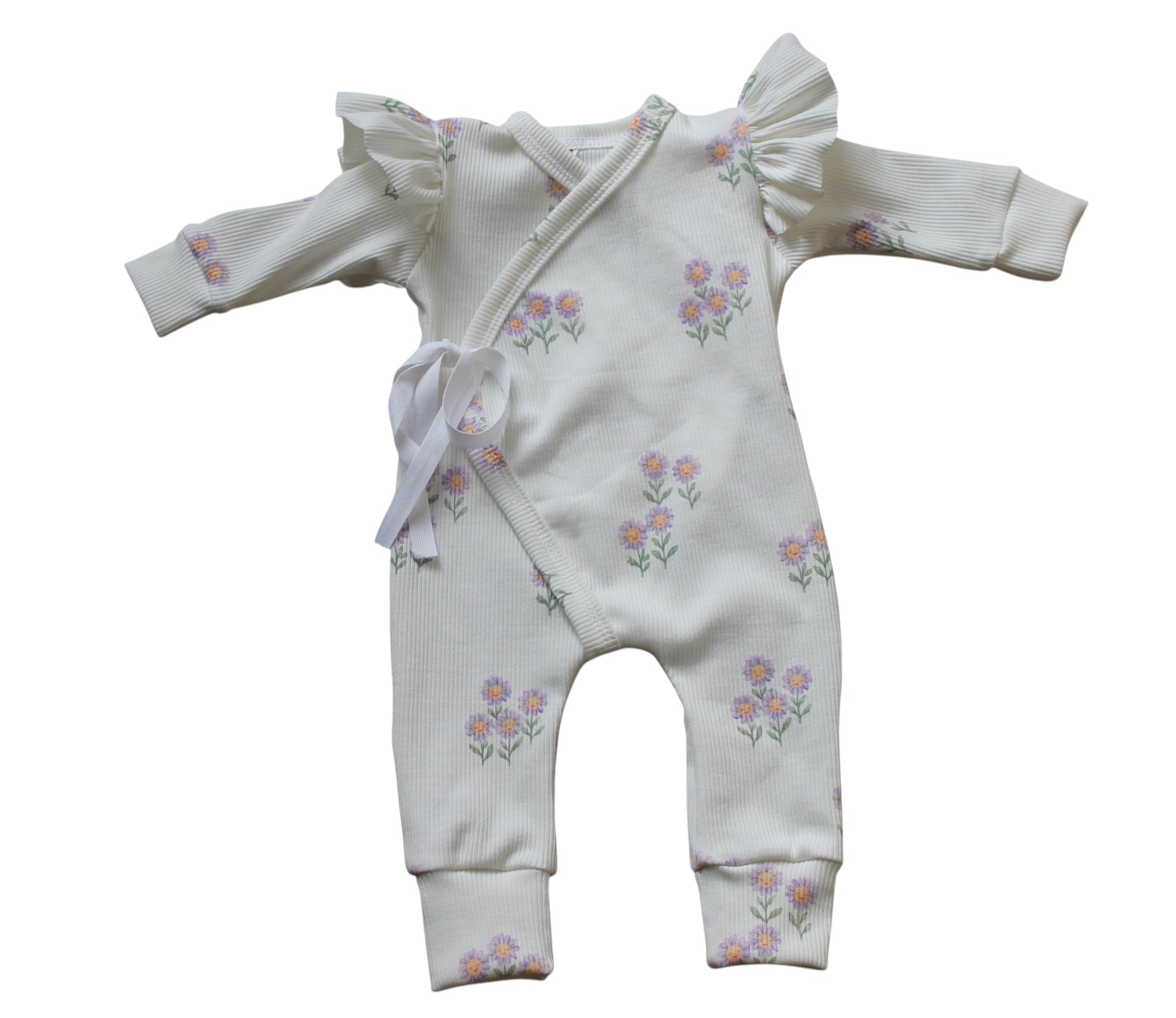 Kimono Boxpakje lila sunflower