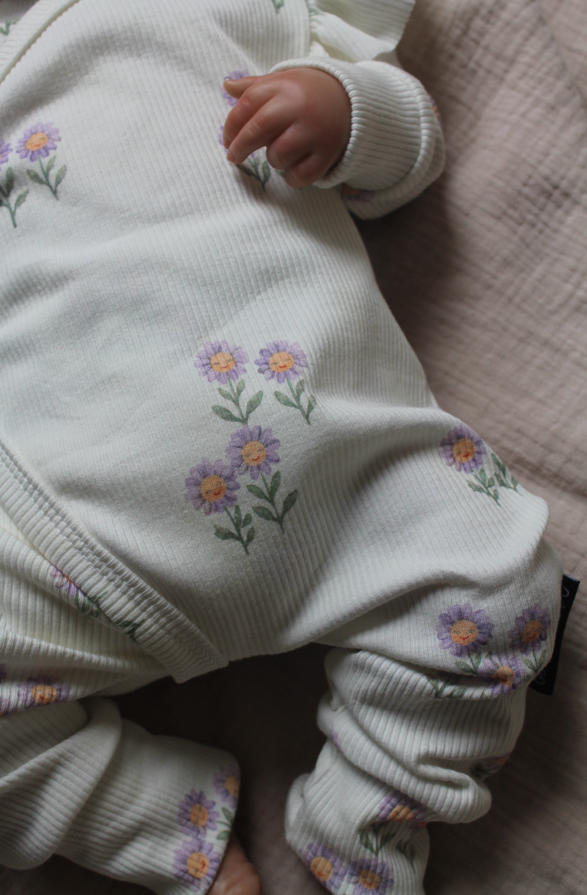 Kimono Boxpakje lila sunflower