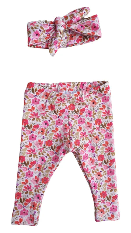 Legging bloesem rood/rose