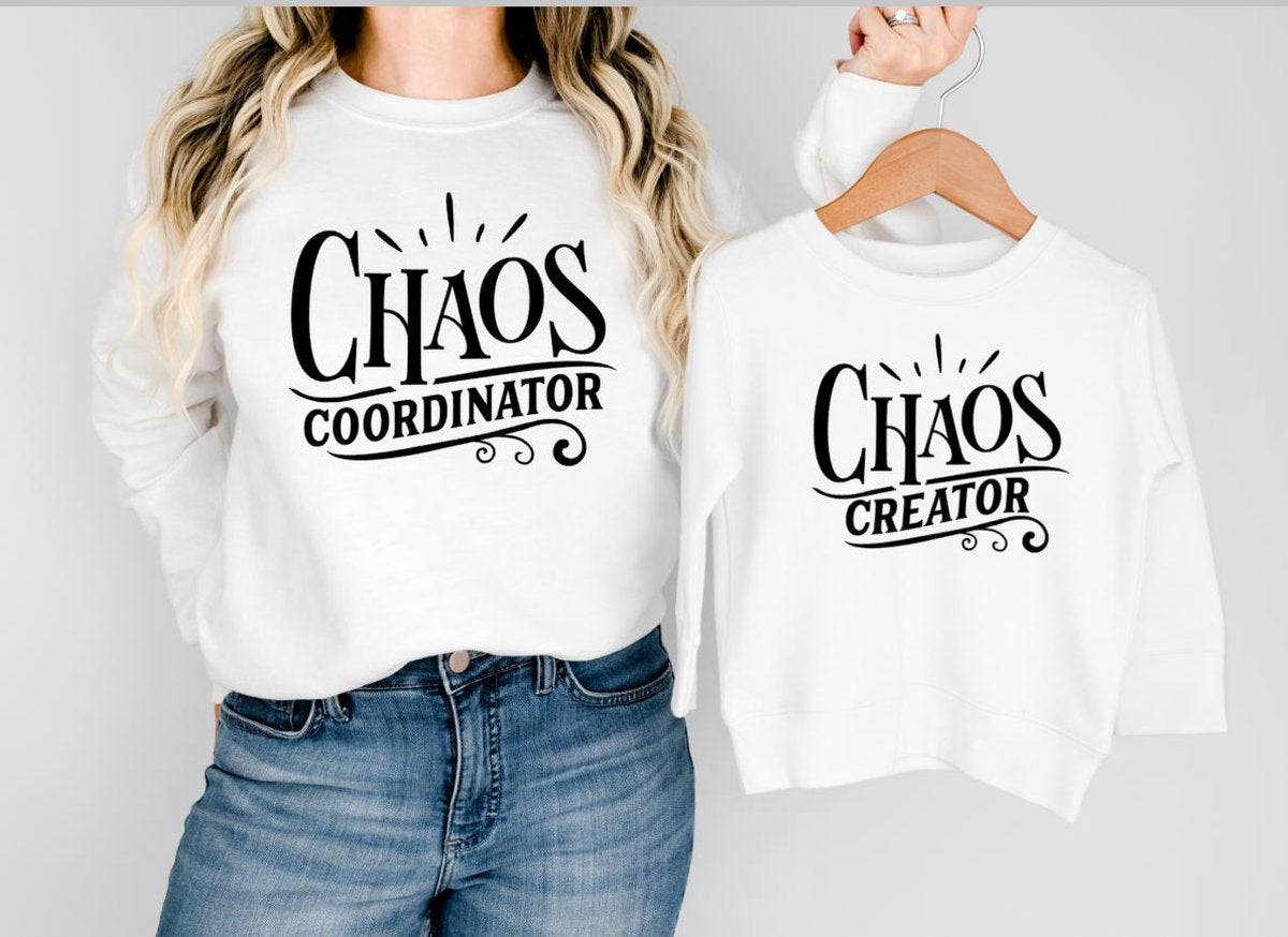 Twinning sweater Chaos coordinator/creator