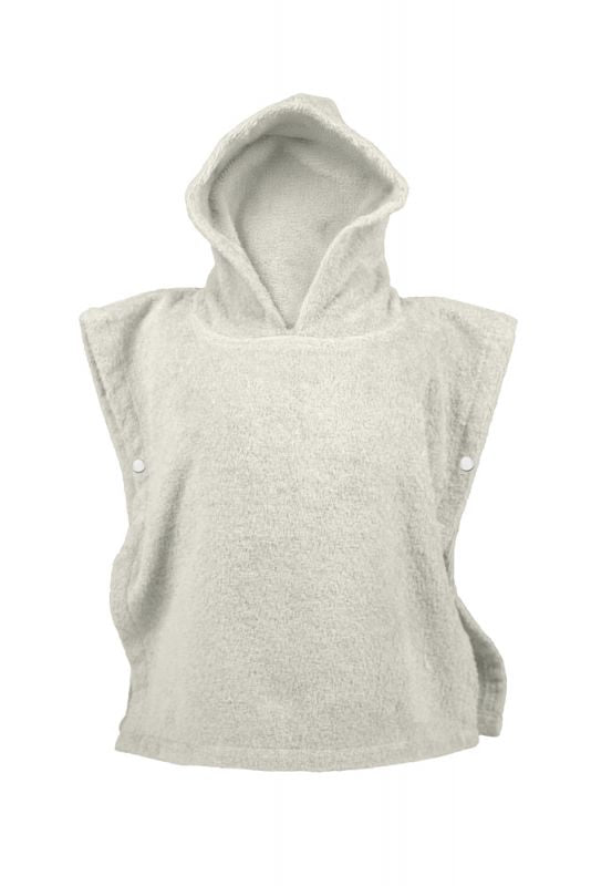 Badponcho creme met Naam geborduurd | Gepersonaliseerd voor Baby & Kind
