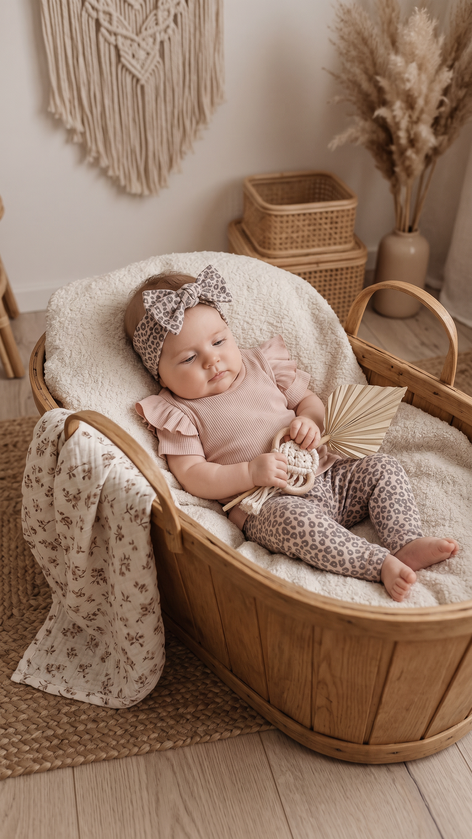 Setje leopard nude rib