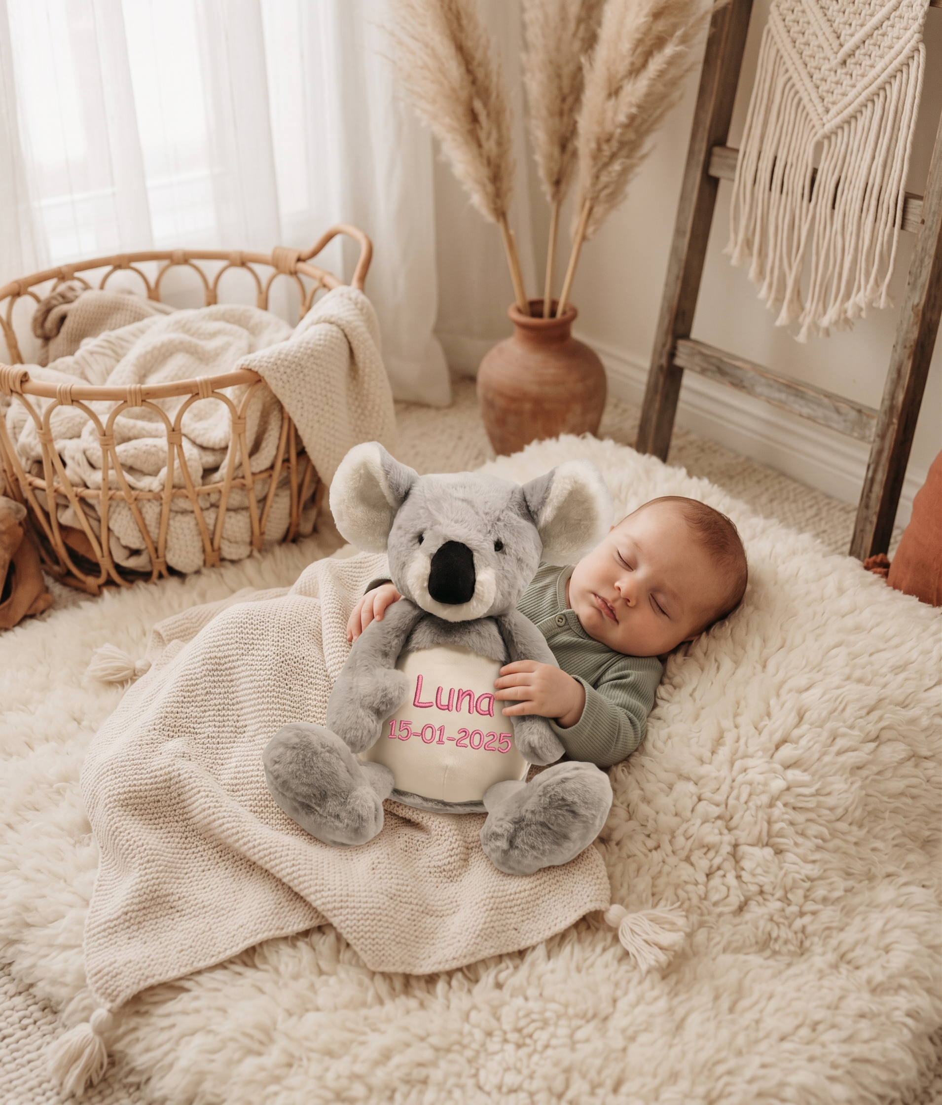 Koala 40cm met geborduurde naam