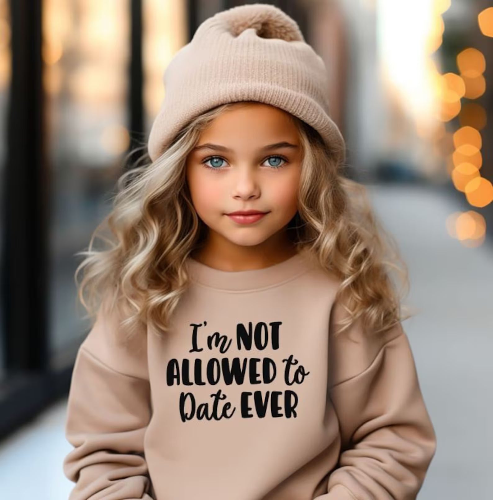 sweater I’m never allowed to date ever