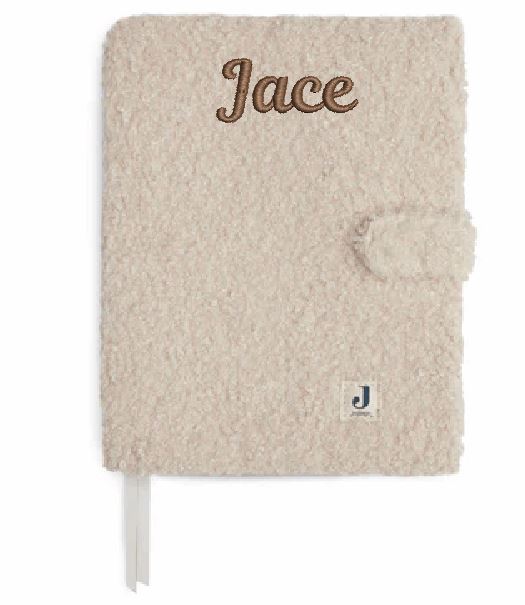 Jollein groeiboek hoes naturel met naam