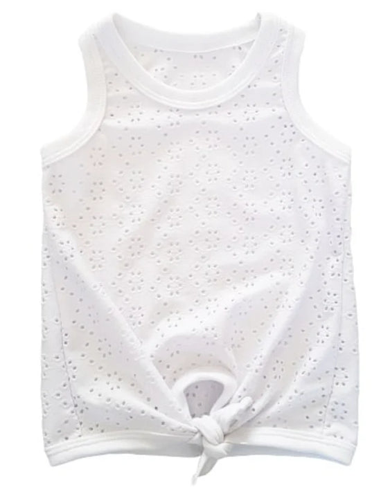 knoopshirt wit broderie