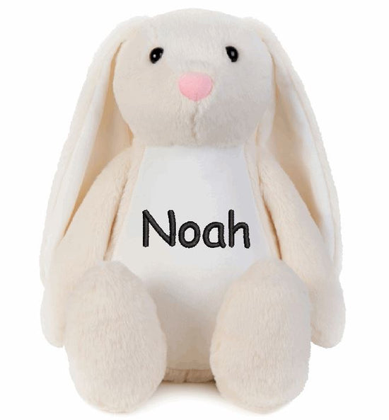 konijn knuffel met geborduurde naam