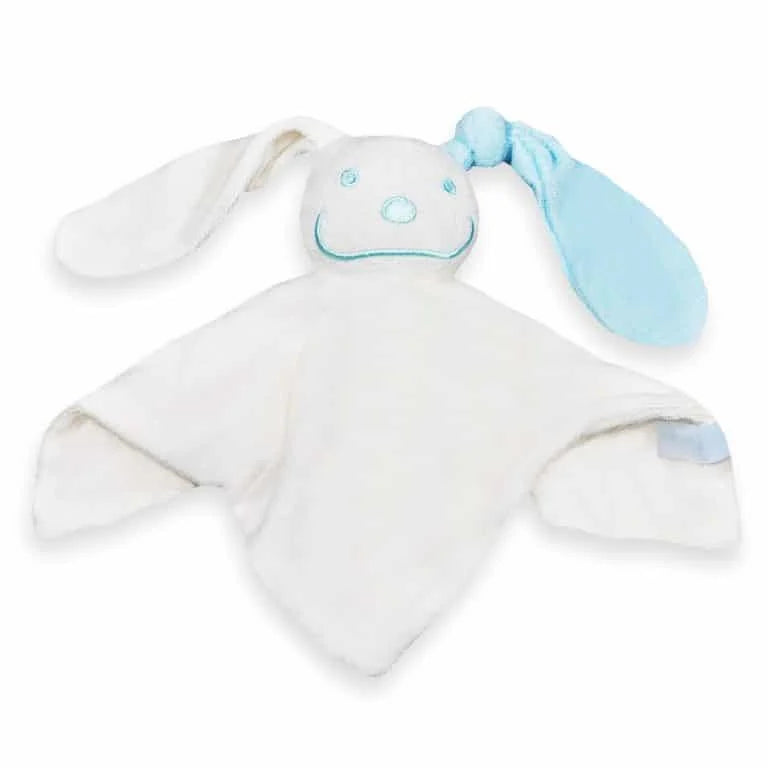 tutpoppetje l. Blauw  met geborduurde naam
