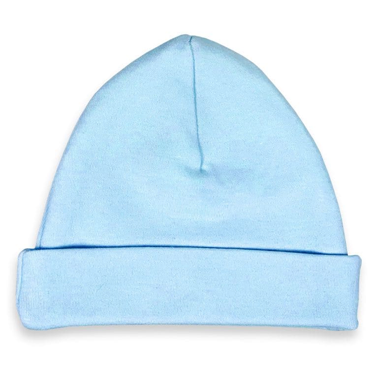 New born Mutsje l.blauw met geborduurde naam