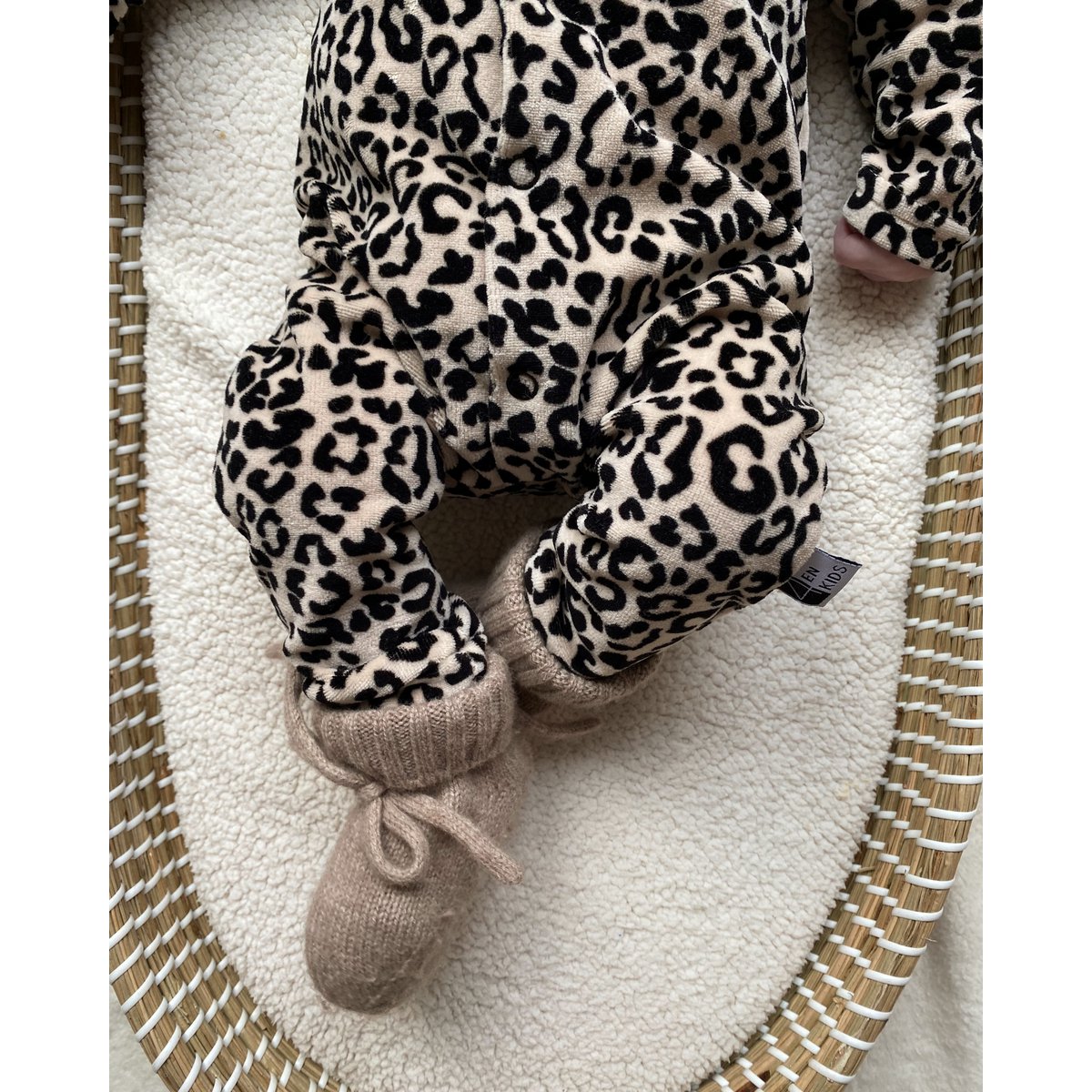 Slofjes Merino wol naturel