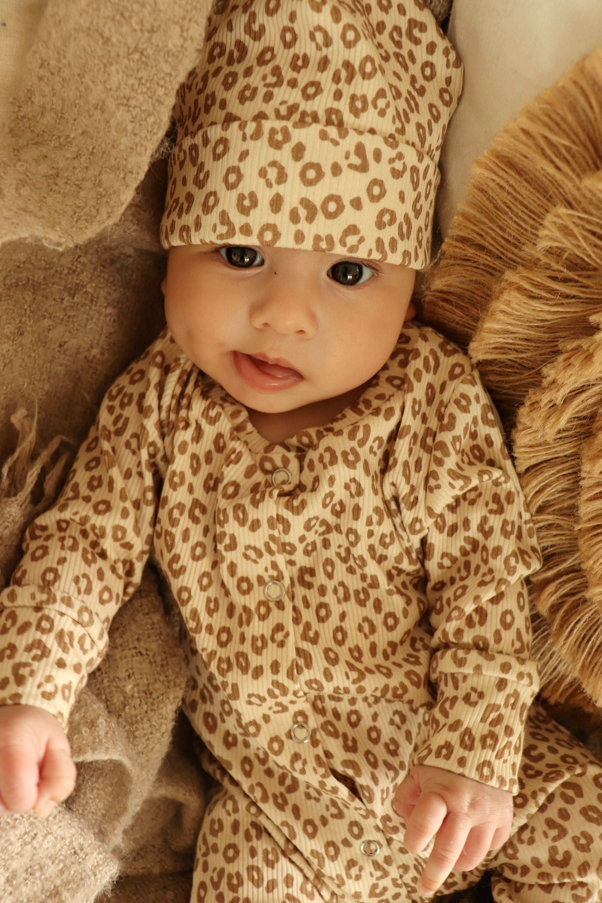 Boxpakje leopard beige
