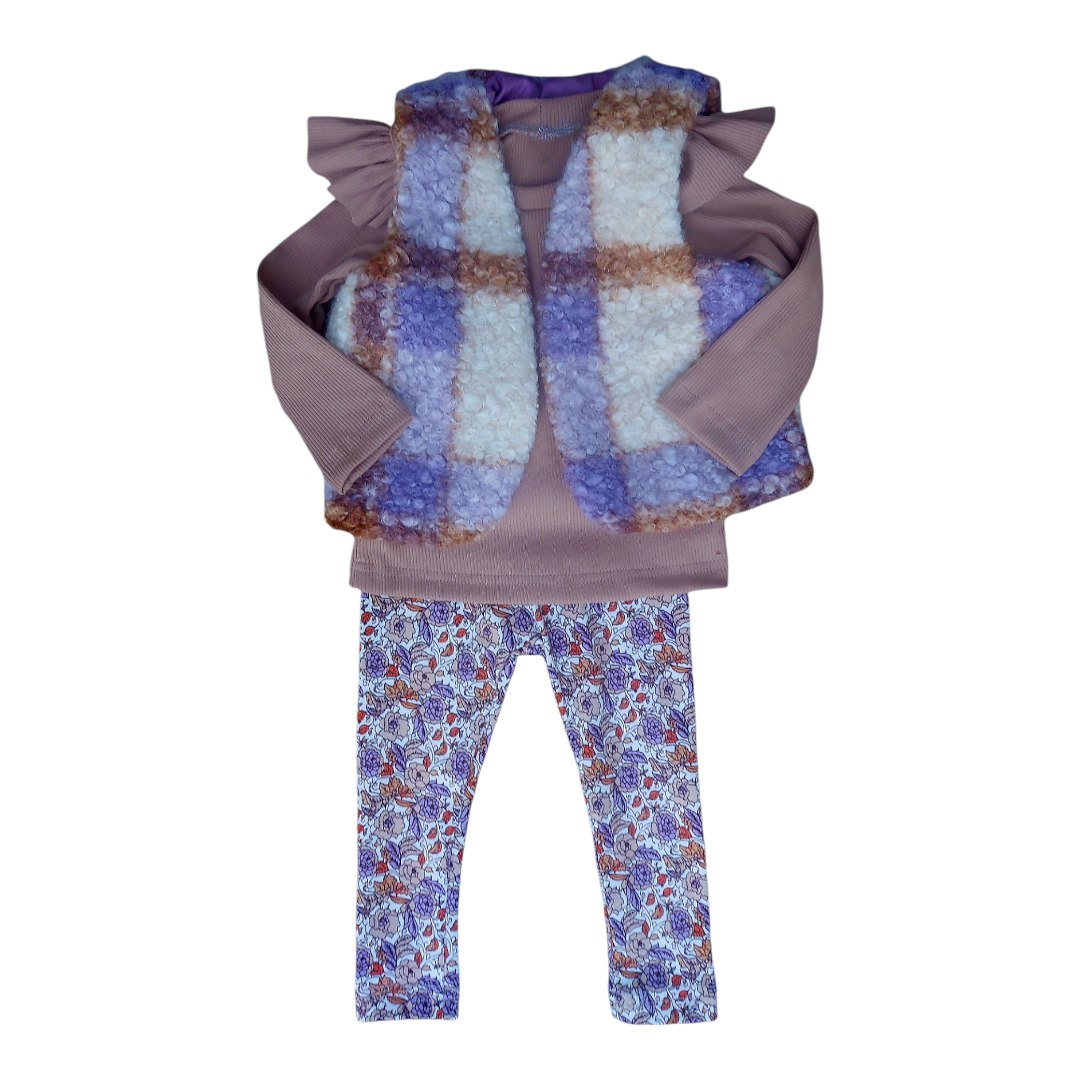 Setje boucle lila