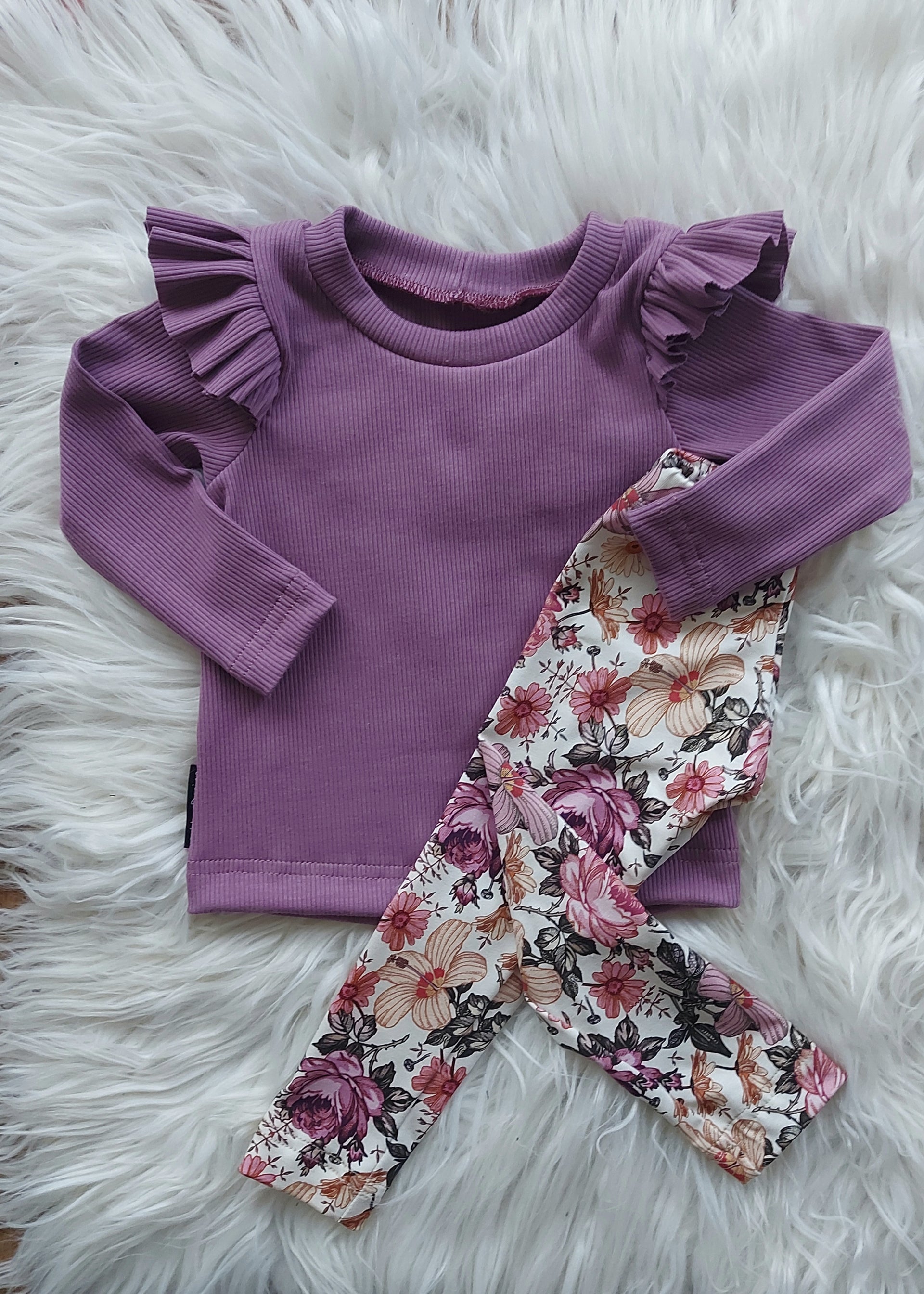 Legging engelse tuin lila