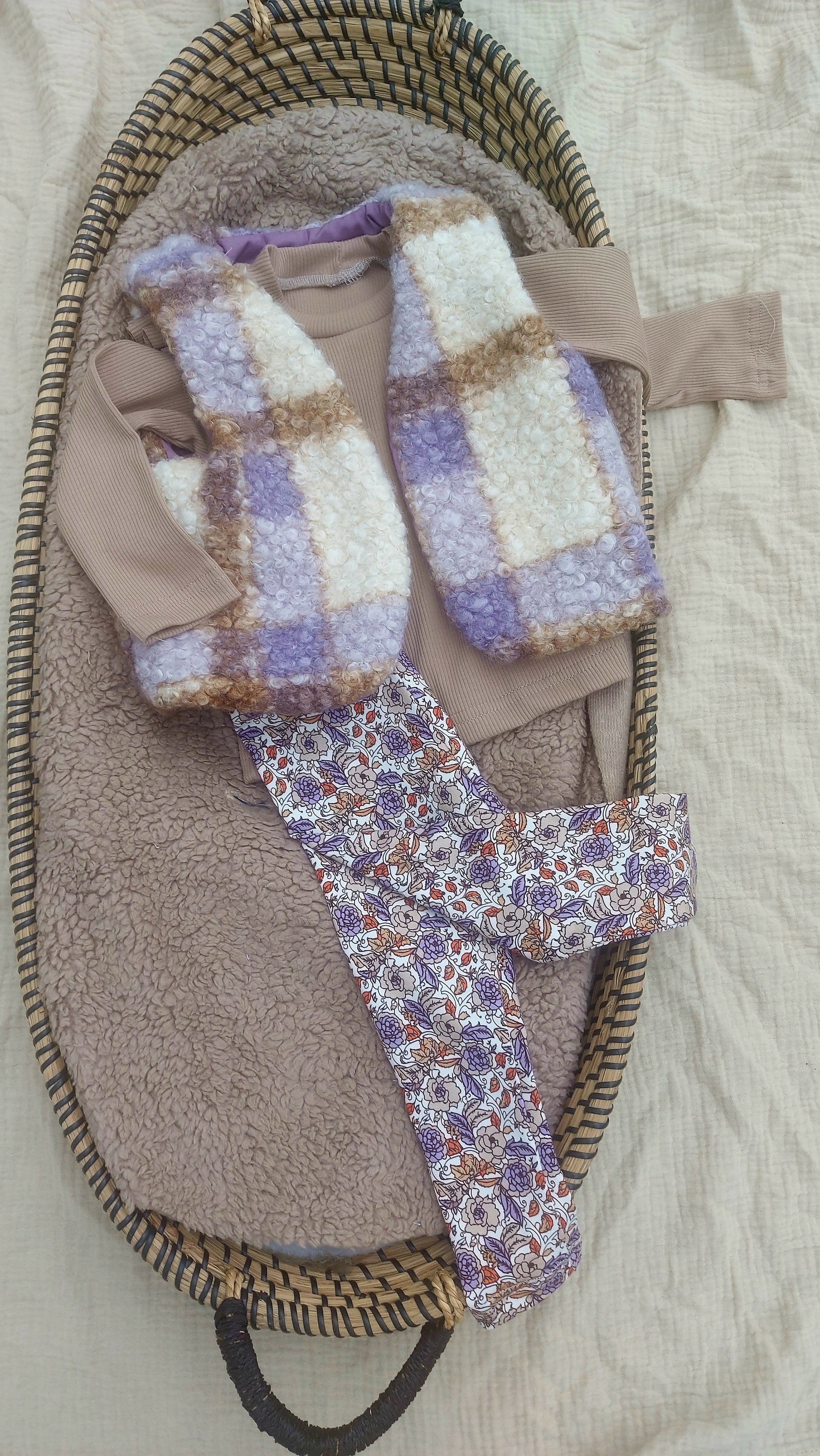 Setje boucle lila