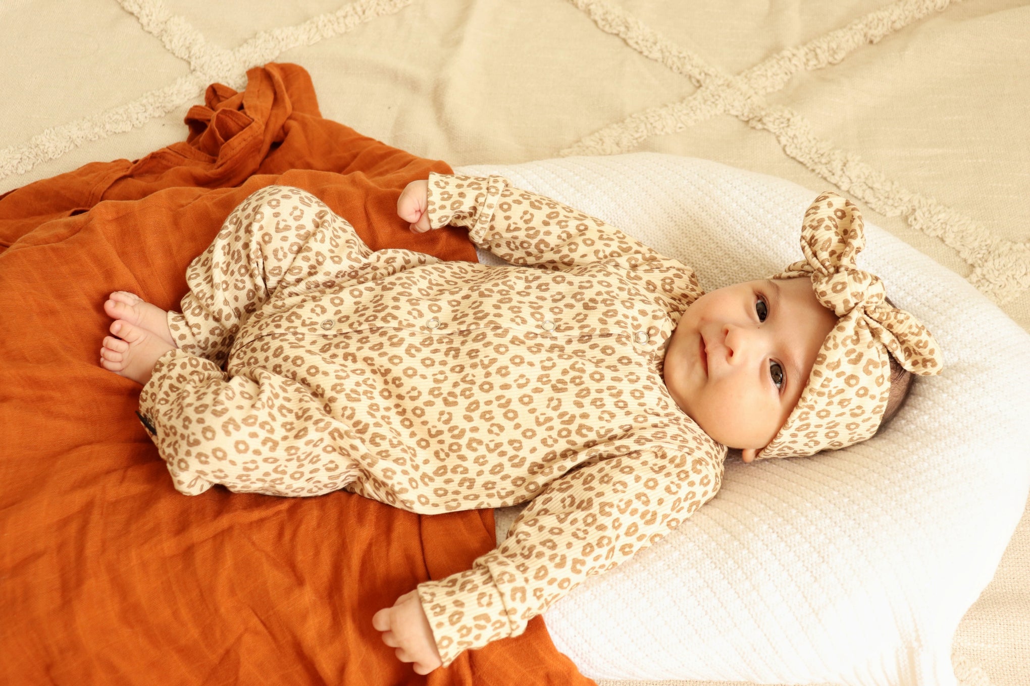 Boxpakje leopard beige