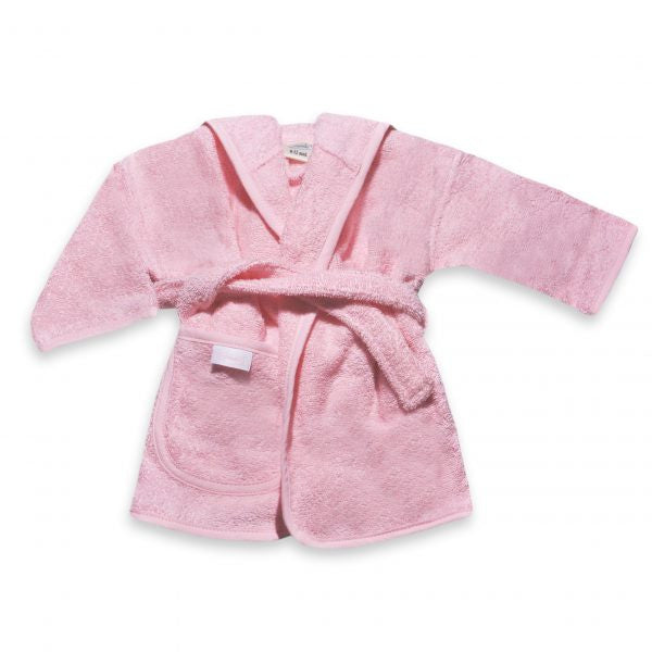 Badjas roze met geborduurde naam