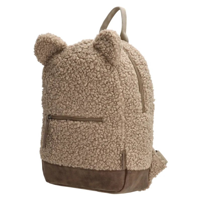 Rugtas teddybeer taupe
