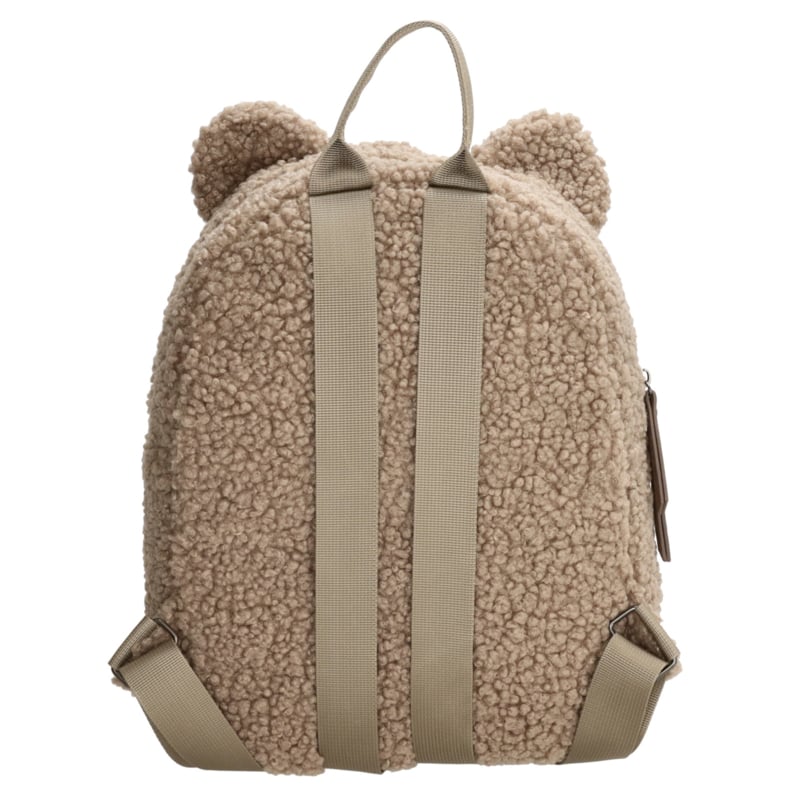 Rugtas teddybeer taupe